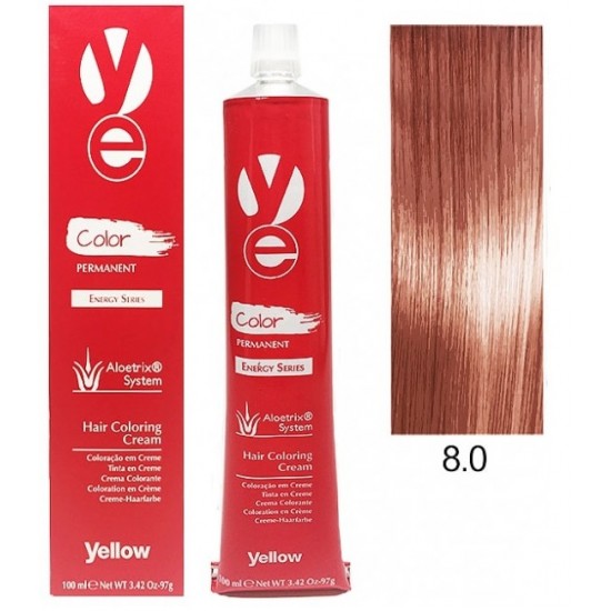 Vopsea Yellow - Light Natural Blonde 8.0